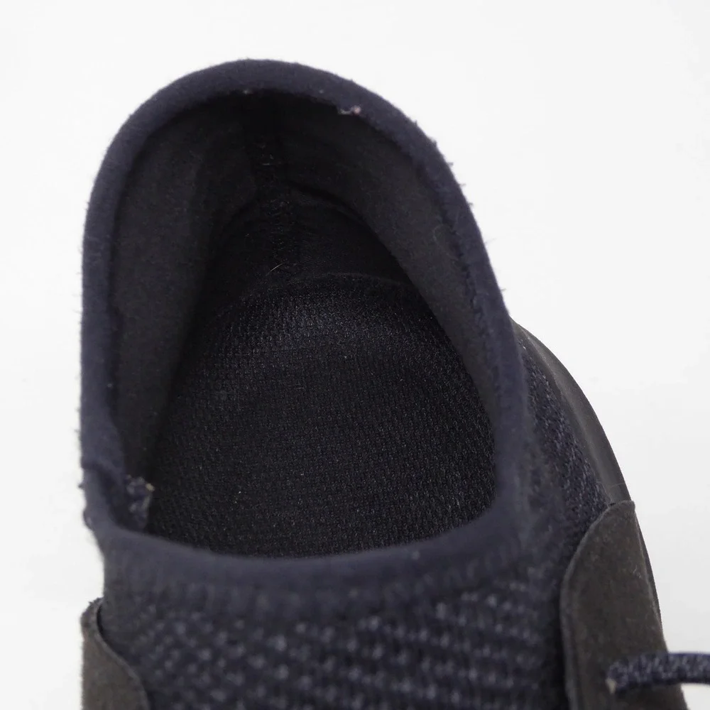 Vessi Mens Everyday Classic Sneakers Black Waterproof Knit Lace Up Size 12